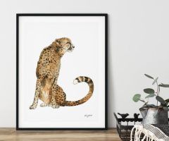 Top 20 of Cheetah Wall Art