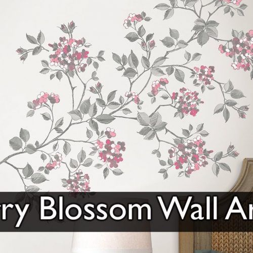 Cherry Blossom Wall Art (Photo 1 of 20)