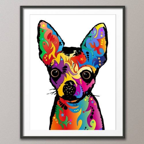 Dog Art Framed Prints (Photo 1 of 15)