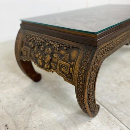 Wooden Hand Carved Coffee Tables (Photo 13 of 20)