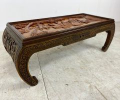 Top 20 of Wooden Hand Carved Coffee Tables