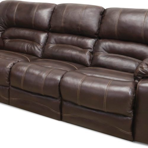 Faux Leather Sofas In Chocolate Brown (Photo 20 of 20)