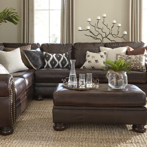Faux Leather Sofas In Chocolate Brown (Photo 14 of 20)