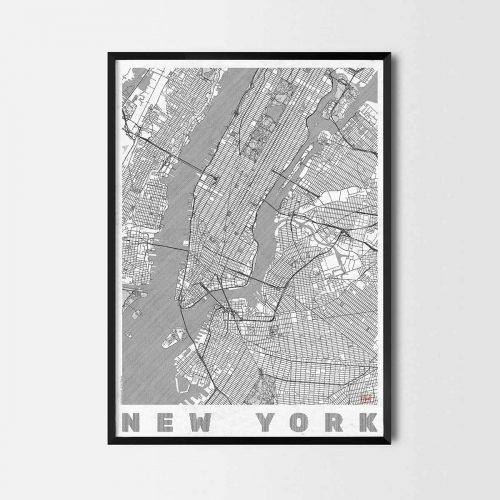 City Prints Map Wall Art (Photo 5 of 20)