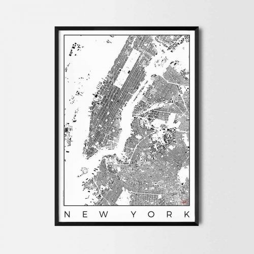 City Prints Map Wall Art (Photo 2 of 20)