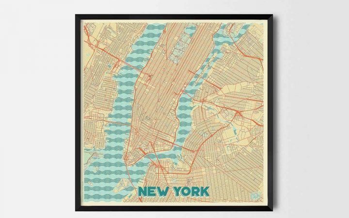 Top 20 of City Prints Map Wall Art