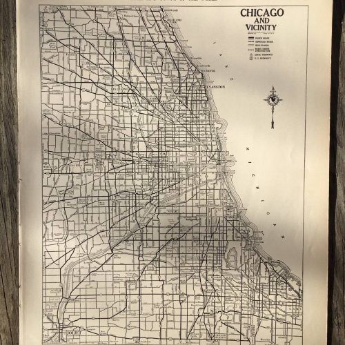 Chicago Map Wall Art (Photo 8 of 20)