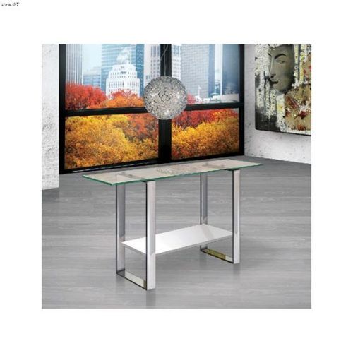 Square High-Gloss Console Tables (Photo 7 of 20)