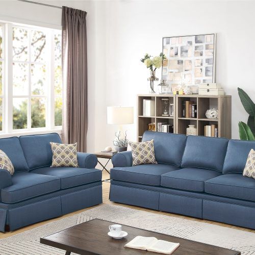 Sofas In Blue (Photo 9 of 20)