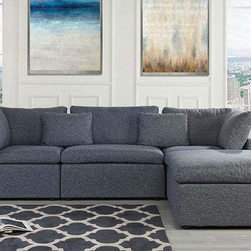 Gray Linen Sofas (Photo 3 of 20)