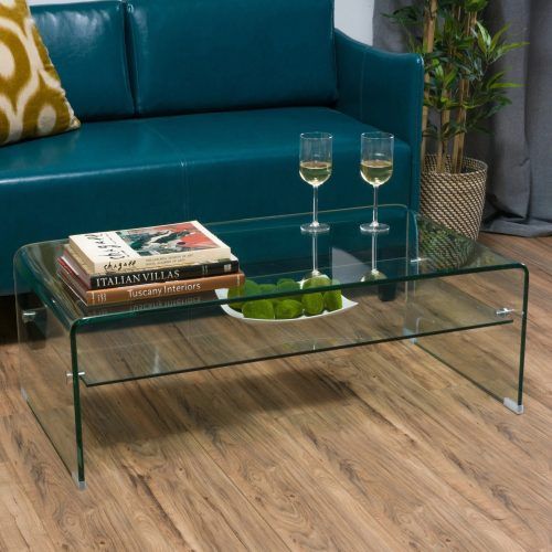 Glass Coffee Tables With Lower Shelves (Photo 8 of 20)