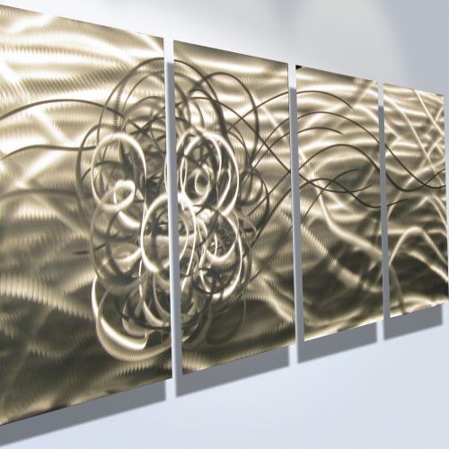 Kindred Abstract Metal Wall Art (Photo 3 of 20)