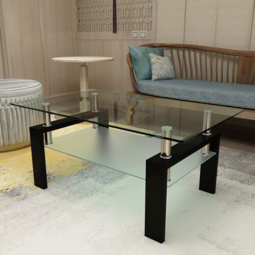 Glass Coffee Tables With Storage Shelf (Photo 12 of 20)