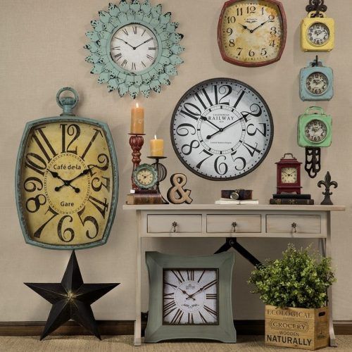 Clock Wall Accents (Photo 3 of 15)