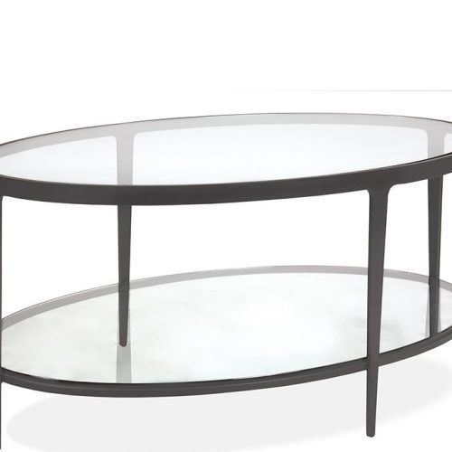 Glass And Gold Oval Console Tables (Photo 14 of 20)