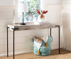 2024 Latest Gray and Black Console Tables