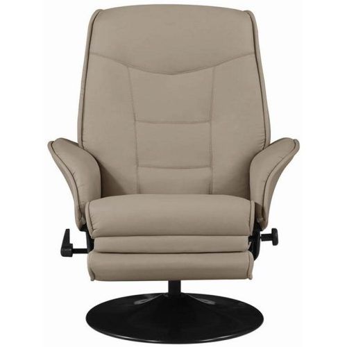 Black Faux Leather Swivel Recliners (Photo 8 of 20)