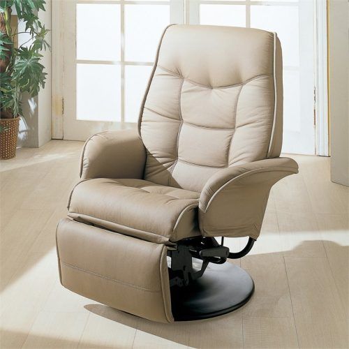 Black Faux Leather Swivel Recliners (Photo 18 of 20)