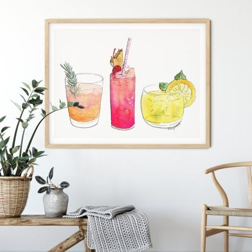Cocktails Wall Art (Photo 1 of 20)