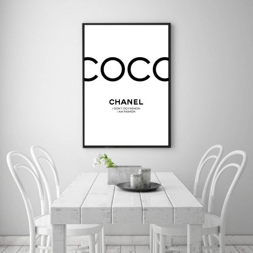 Coco Chanel Quotes Framed Wall Art (Photo 29 of 30)