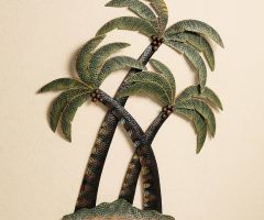 20 Best Collection of Metal Wall Art Palm Trees