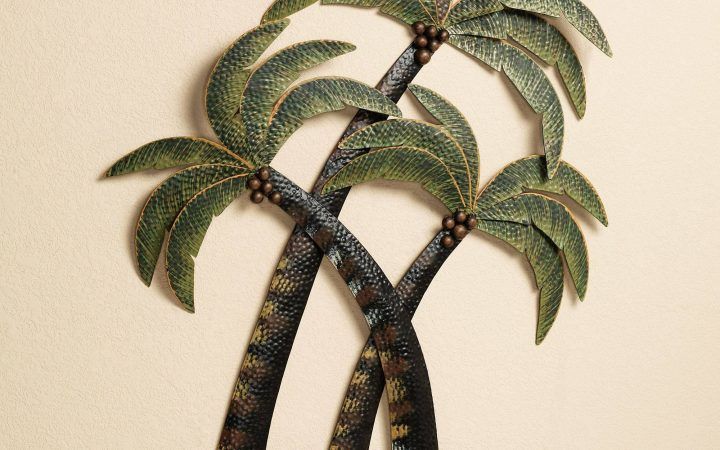 20 Best Collection of Metal Wall Art Palm Trees