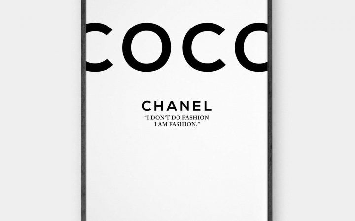 The Best Coco Chanel Quotes Framed Wall Art