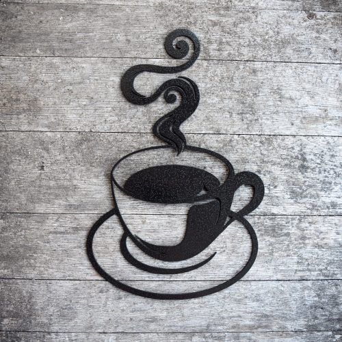Coffee Sign With Rebar Wall Decor (Photo 10 of 20)