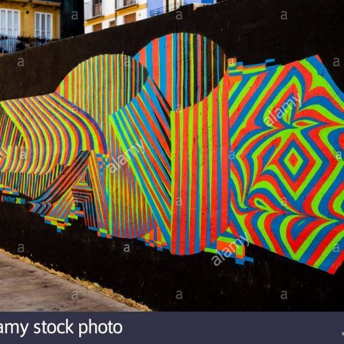 Abstract Graffiti Wall Art (Photo 8 of 20)