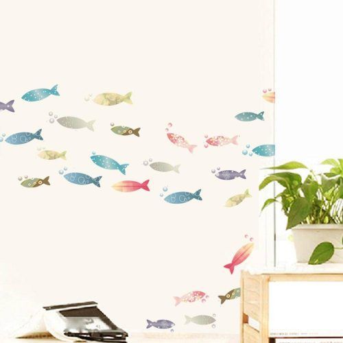 Fish Decals For Bathroom (Photo 5 of 30)