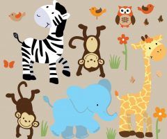 20 Collection of Jungle animal Wall Art