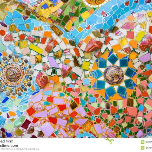 Abstract Mosaic Wall Art (Photo 11 of 20)
