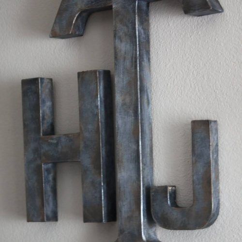 Metal Wall Art Letters (Photo 3 of 20)