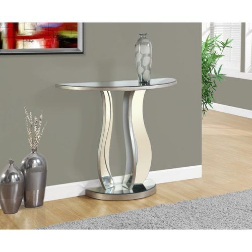 Metallic Silver Console Tables (Photo 9 of 20)