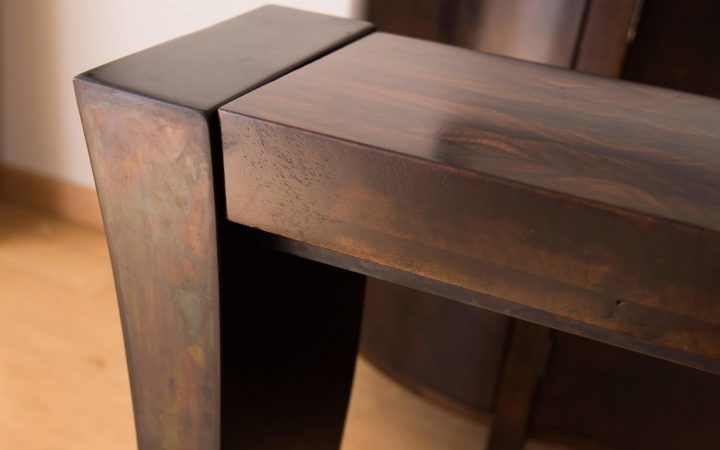 20 Inspirations Oak Wood and Metal Legs Console Tables