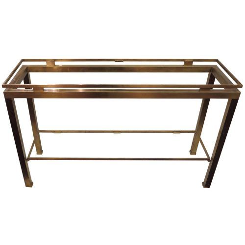 Bronze Metal Rectangular Console Tables (Photo 18 of 20)