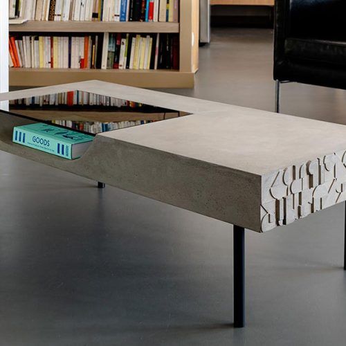 Modern Concrete Coffee Tables (Photo 2 of 20)