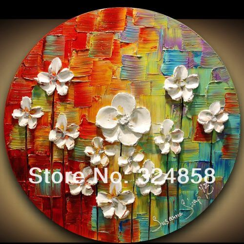 Contemporary Abstract Round Wall Decor (Photo 13 of 20)