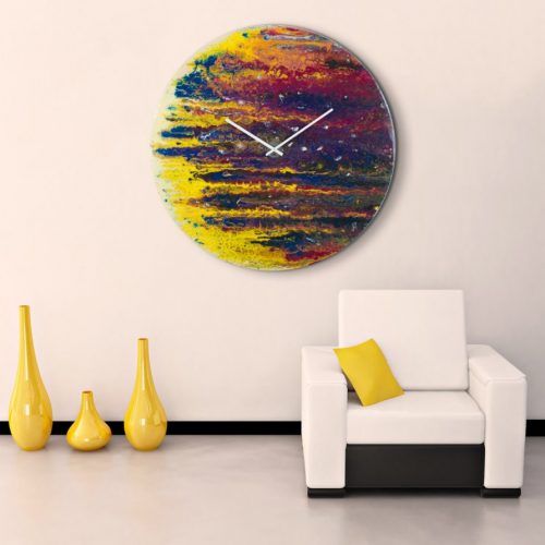 Contemporary Abstract Round Wall Decor (Photo 5 of 20)