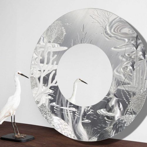 Contemporary Abstract Round Wall Decor (Photo 2 of 20)