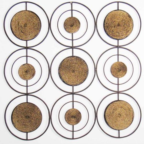 Contemporary Abstract Round Wall Decor (Photo 20 of 20)