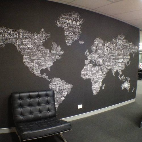 Cool Map Wall Art (Photo 8 of 20)