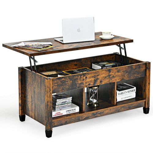 Lift Top Coffee Tables With Hidden Storage Compartments (Photo 2 of 20)