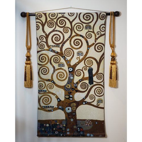 Blended Fabric Klimt Tree Of Life Wall Hangings (Photo 2 of 20)