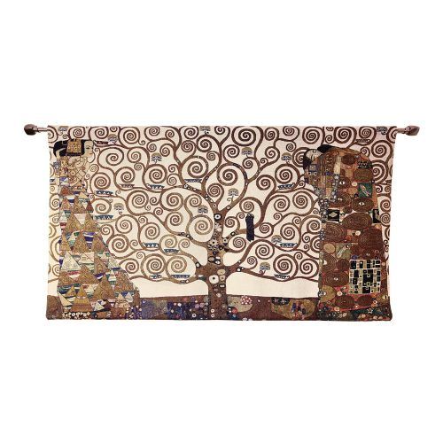 Blended Fabric Klimt Tree Of Life Wall Hangings (Photo 4 of 20)