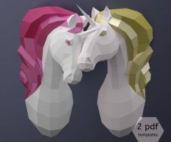 20 Best Collection of 3d Unicorn Wall Art