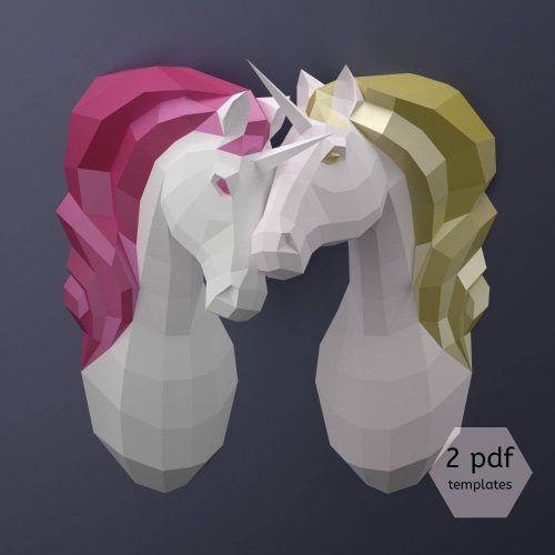 3D Unicorn Wall Art (Photo 1 of 20)