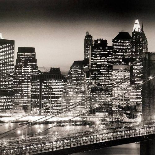 Black And White New York Canvas Wall Art (Photo 12 of 20)