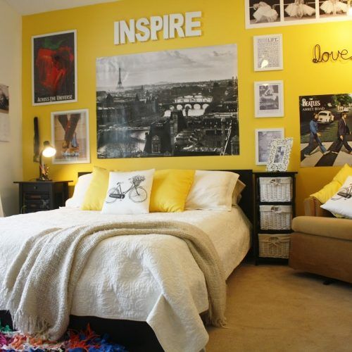 Yellow Wall Accents (Photo 9 of 15)