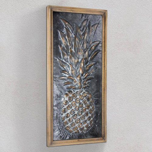 Pineapple Metal Wall Art (Photo 7 of 20)